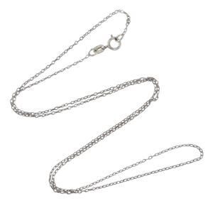 SU Cable Chain Necklace | Thai Sterling Silver 925 18"